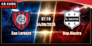Nhận Định San Lorenzo vs Dep.Riestra 07:10 Ngày 04/06/2026